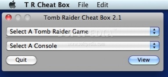 Tomb Raider Cheat Box screenshot