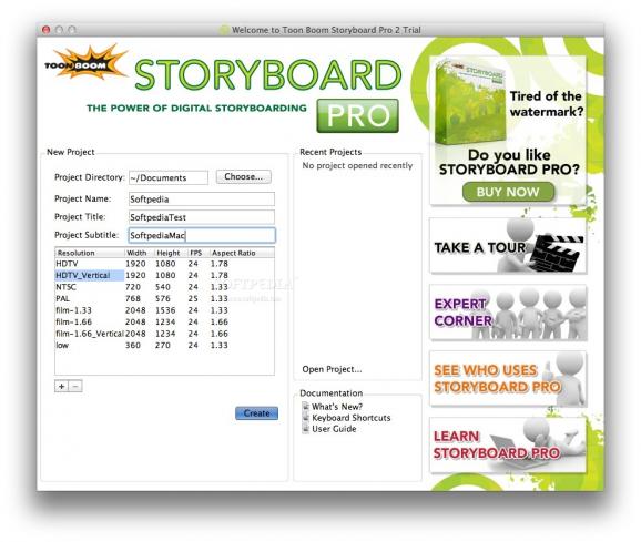 Toon Boom Storyboard Pro screenshot