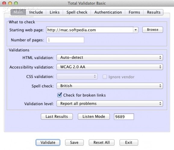 Total Validator Basic screenshot