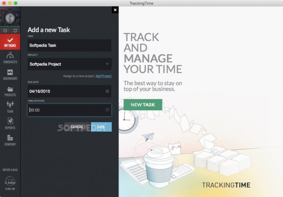 TrackingTime screenshot