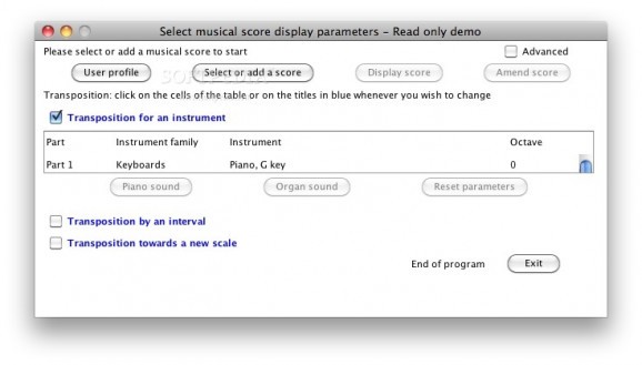 Transposition Musicale screenshot