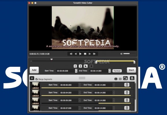 TunesKit Video Cutter screenshot