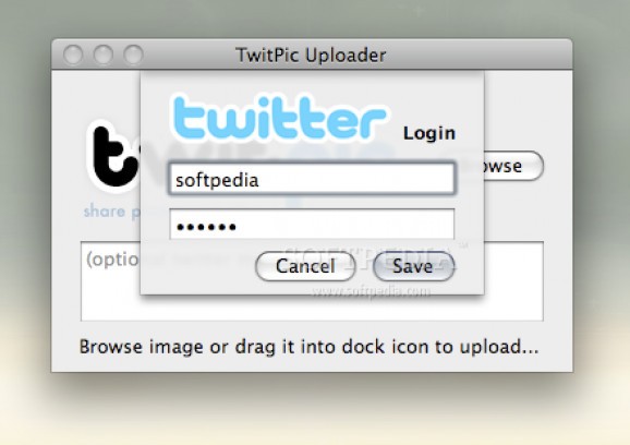 TwitPic Uploader screenshot