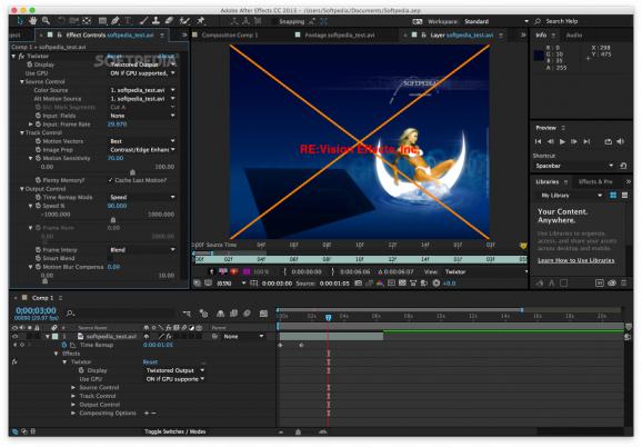 Twixtor for After Effects screenshot