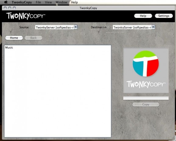 TwonkyCopy screenshot