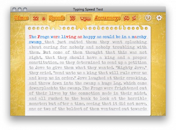 Typing Speed Test screenshot