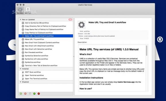 Useful Mac Services screenshot