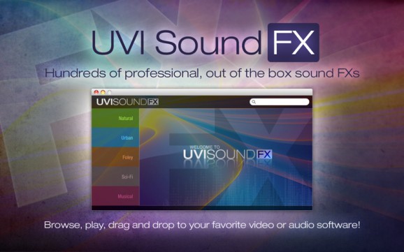 UVI Sound FX screenshot