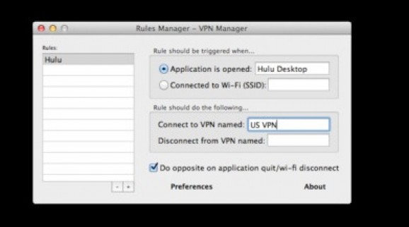VPN Manager screenshot