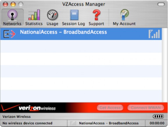 VZAccess Manager screenshot