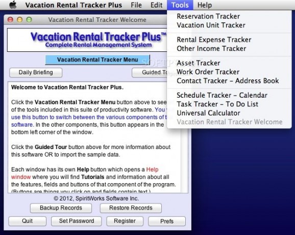 Vacation Rental Tracker Plus screenshot