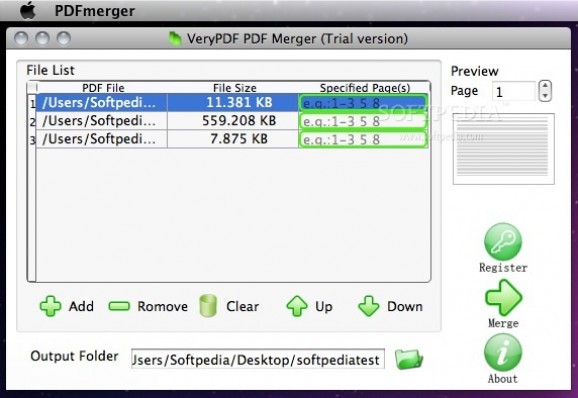 VeryPDF PDF Merger screenshot