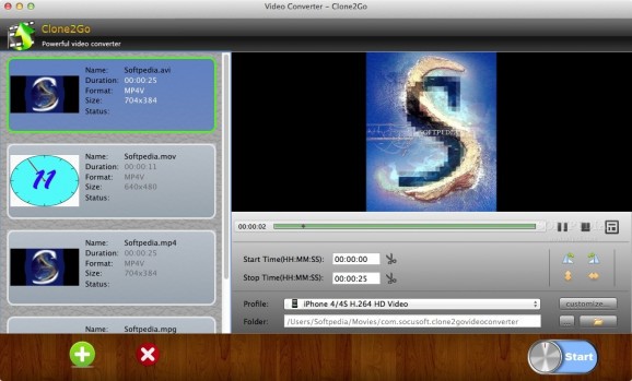 Video Converter - Clone2Go screenshot