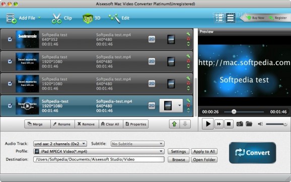 Video Converter Platinum screenshot