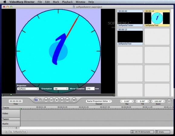 VideoWarp Director screenshot