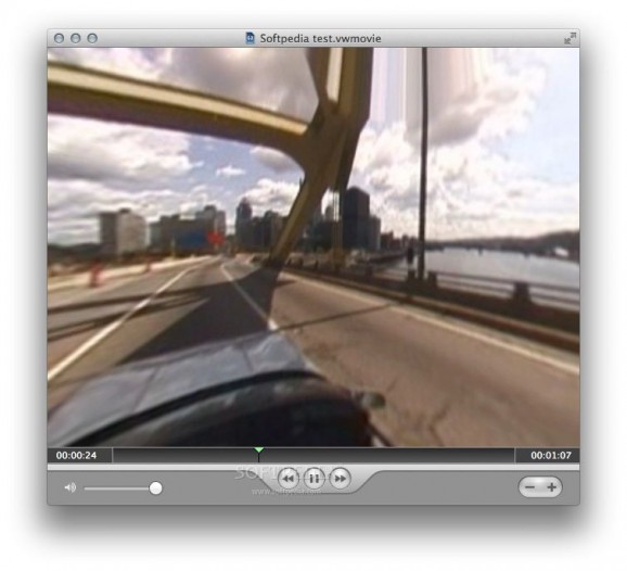 VideoWarp Player screenshot