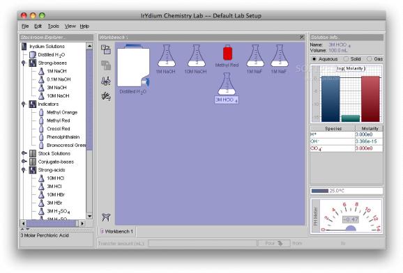 Virtual Chemistry Laboratory screenshot