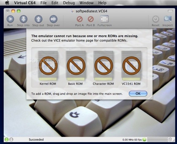 VirtualC64 screenshot