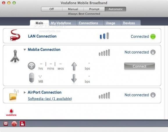 Vodafone Mobile Broadband screenshot