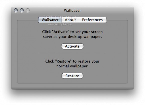 Wallsaver screenshot
