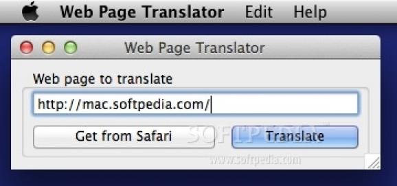 Web Page Translator screenshot