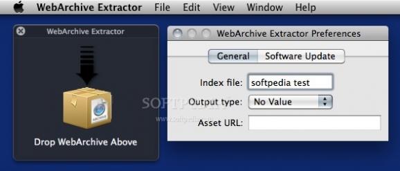 WebArchive Extractor screenshot