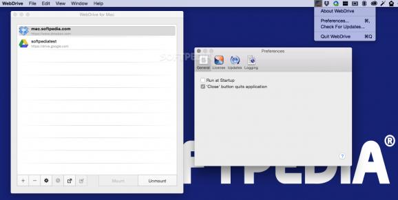 WebDrive screenshot