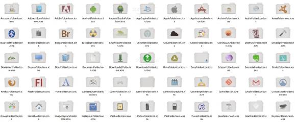 White Folder Icon Collection screenshot