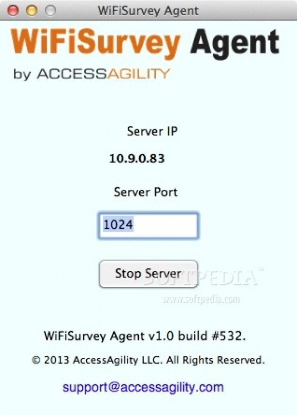 WiFiSurvey Agent screenshot