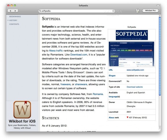 Wikibot screenshot