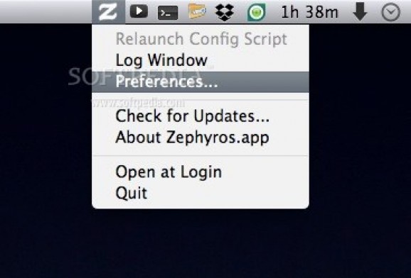 Zephyros screenshot