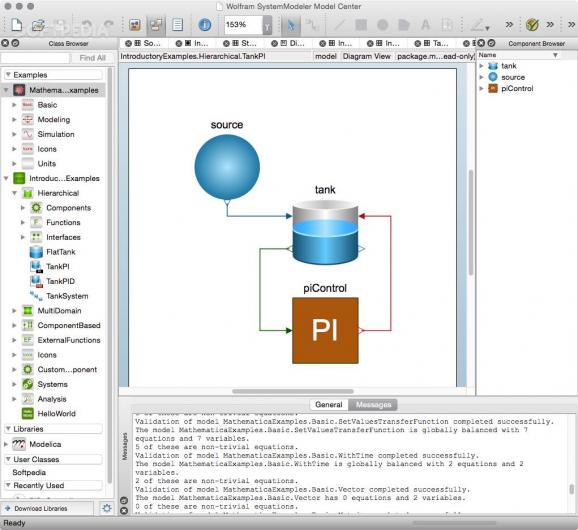 Wolfram SystemModeler screenshot