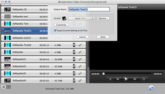 Wondershare Video Converter screenshot