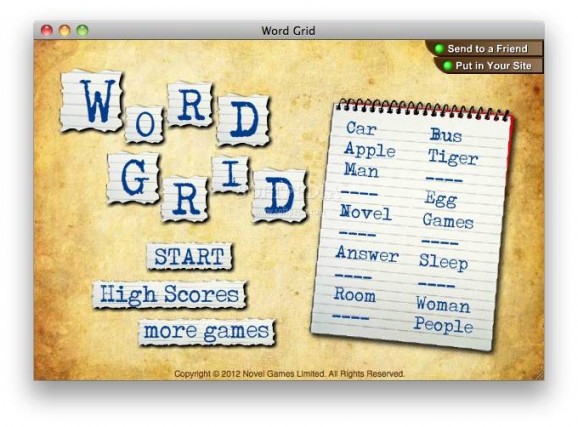 Word Grid screenshot