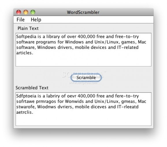 Word Scrambler screenshot