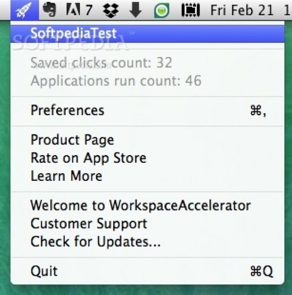 WorkspaceAccelerator screenshot