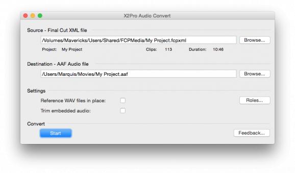 X2Pro Audio Convert screenshot