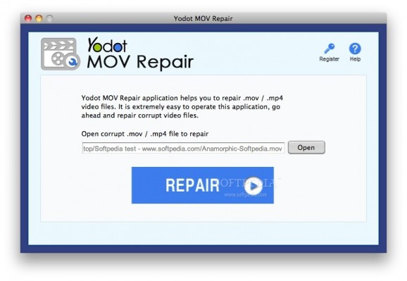 Yodot MOV Repair screenshot