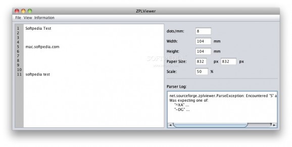 ZPLViewer screenshot