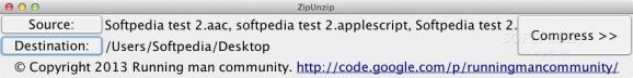 ZipUnzip screenshot