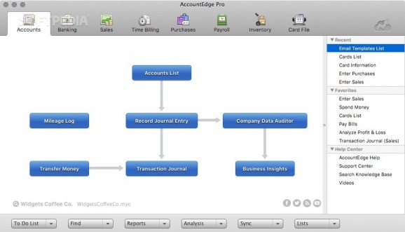 AccountEdge Pro screenshot