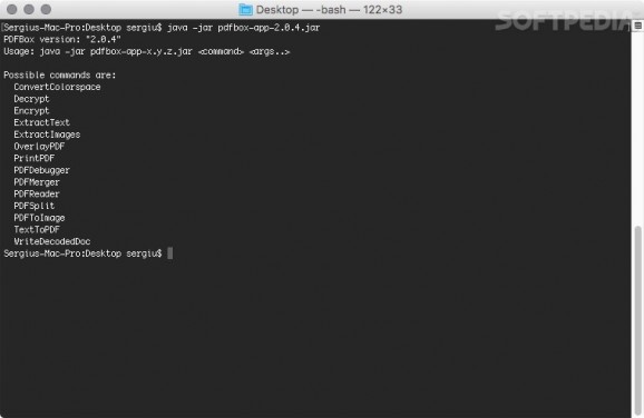 Apache PDFBox screenshot