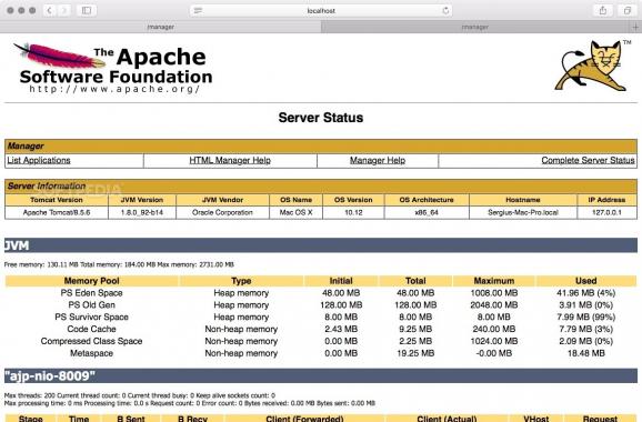 Apache Tomcat screenshot