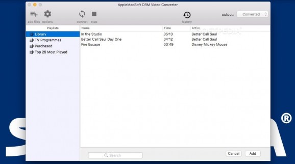 AppleMacSoft DRM Video Converter screenshot