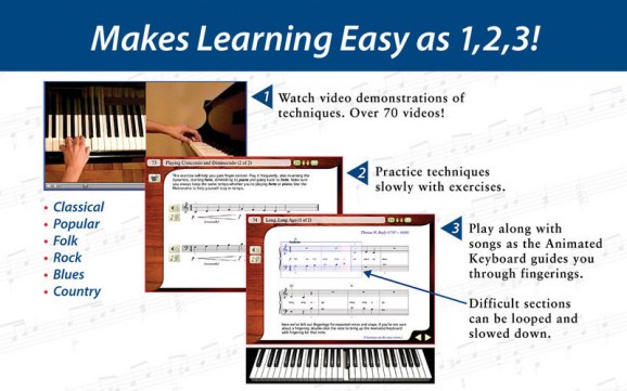 eMedia Piano and Keyboard Method screenshot