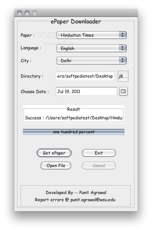 ePaper Downloader screenshot