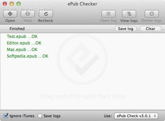 ePub Checker screenshot