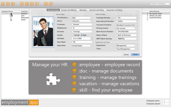 employment:app Basic screenshot