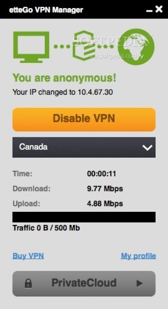 etteGo VPN Manager screenshot