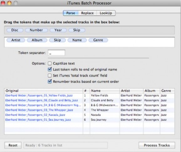 iBatch for iTunes screenshot